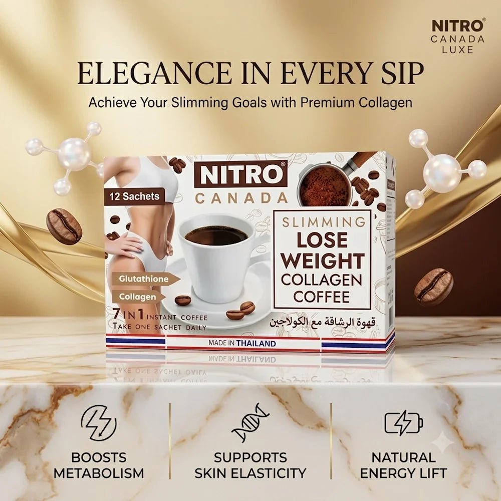 Nitro Canada Slimming Lose Weight Collagen Coffee 7 in 1 Instant Coffee - Hamsa