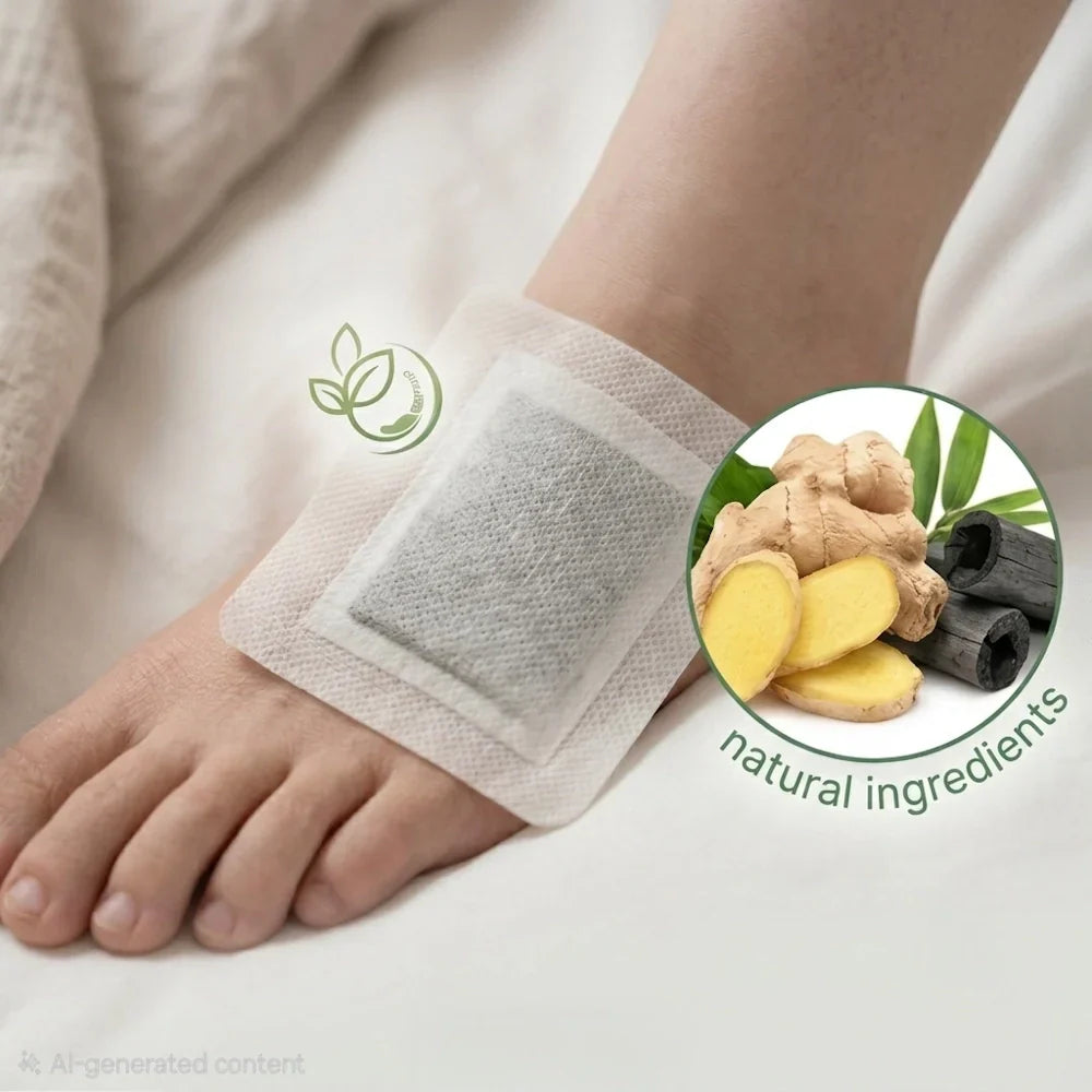 Kinoki Cleanse & Energize Foot Patch - 10 Detox Pads 