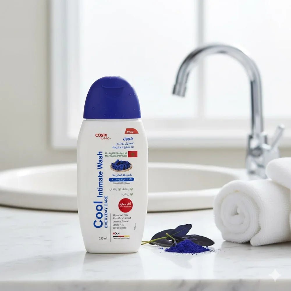 Cool Intimate Wash Everyday Care with Moroccan Indigo - Hamsa