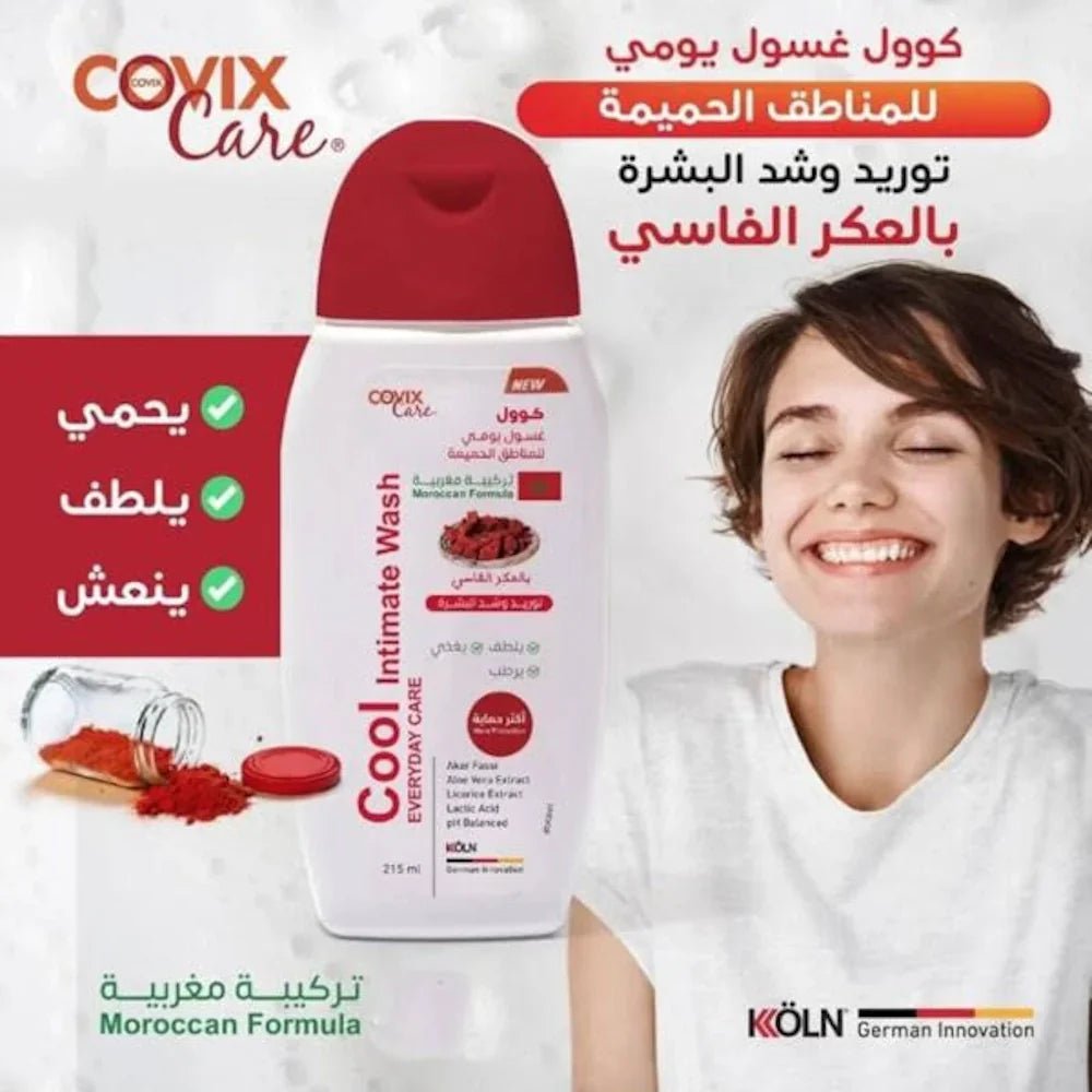 Covix Care Cool Intimate Wash Everyday Care Moroccan Formula Aker Fassi - Hamsa