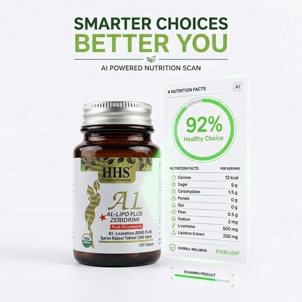 HHS A1 L-Carnitine Lepidium Herbal 30 Capsules for Weight Loss - Hamsa