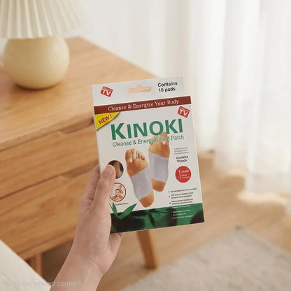 Kinoki Cleanse & Energize Foot Patch - 10 Detox Pads - Hamsa