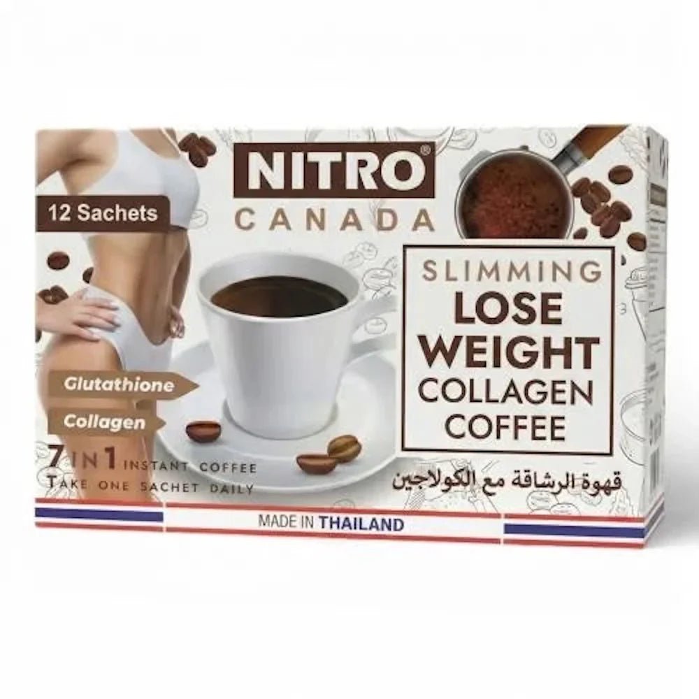 Nitro Canada Slimming Lose Weight Collagen Coffee 7 in 1 Instant Coffee - Hamsa