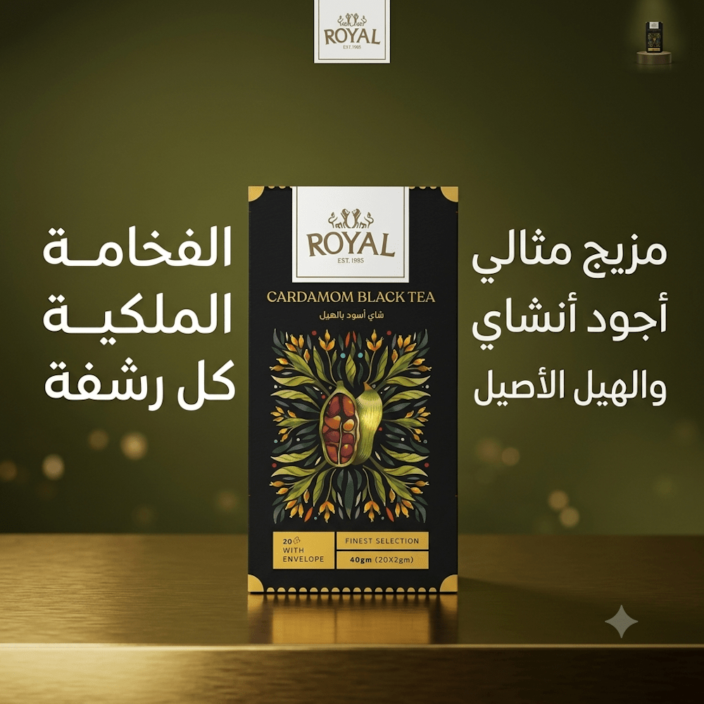 ROYAL CARDAMOM BLACK TEA - Hamsa