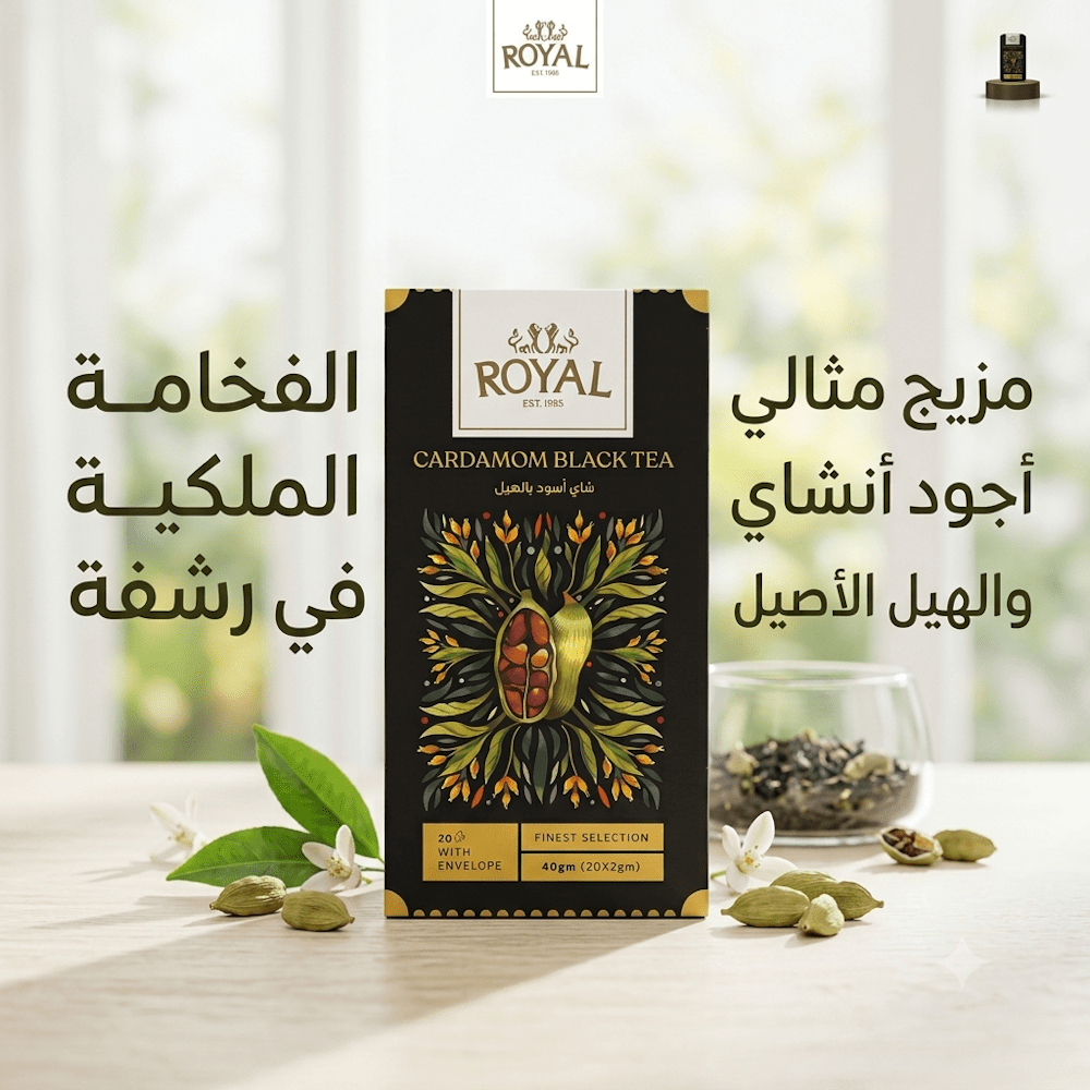 ROYAL CARDAMOM BLACK TEA - Hamsa